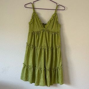 Green Mini Dress | Small